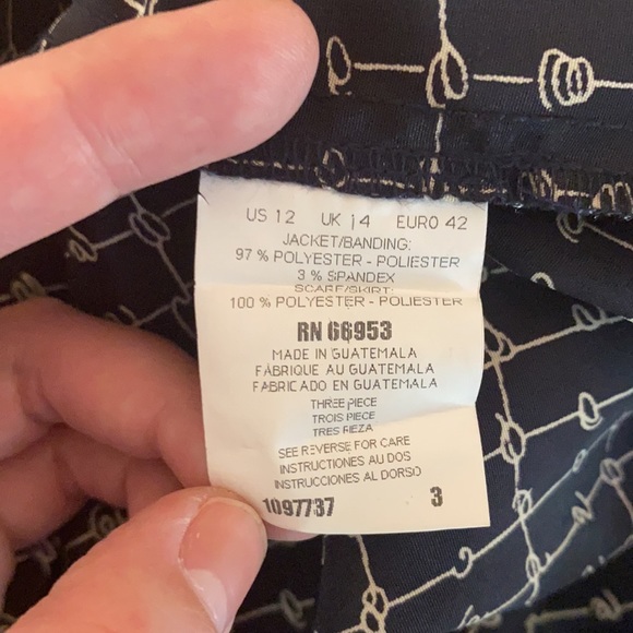 Leslie Faye Printed A-Line Skirt - Picture 10 of 12